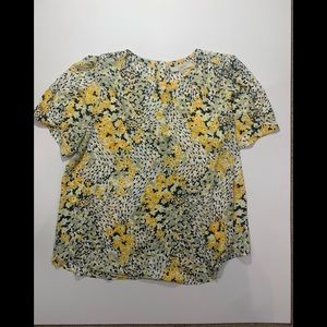 Loft Blouse with Button Up Back